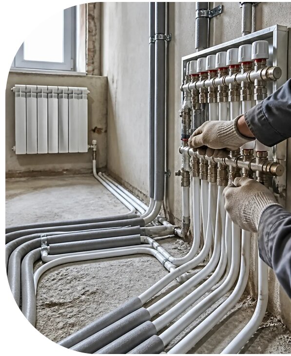 Прокладка труб отопления в Воркуте от 822 р. | АПаруса-Врк